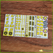 Restoration Decals Kit for VITUS 992 Dural All Alluminium Frame Fork Stickers Set Restoration Decals Kit for VITUS 992 Dural All Alluminium Frame Fork Stickers Set