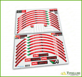 aprilia Race Equipment Red Racing Wheel Rim Laminated Stripes Decals Stickers aprilia Race Equipment Red Racing Wheel Rim Laminated Stripes Decals Stickers