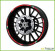 aprilia Race Equipment Red Racing Wheel Rim Laminated Stripes Decals Stickers