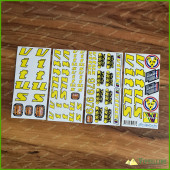 Restoration Decals Kit for VITUS 979 Dural All Alluminium Frame Fork Stickers Set Restoration Decals Kit for VITUS 979 Dural All Alluminium Frame Fork Stickers Set