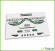 Mercury Optimax Bluewater 135 150 175 200 225 250 300 HP Green Outboard Decals Stickers Set