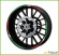 Ducati Corse Hypermotard Motorcycle Wheel Rim Green Laminated Decals Stickers Stripes