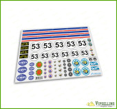 Herbie VW Beetle Lot of Decals the Love Bug Stickers Kit New Look 1/18 Scale Herbie VW Beetle Lot of Decals the Love Bug Stickers Kit New Look 1/18 Scale