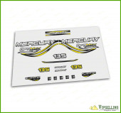 Mercury Optimax Bluewater 135 150 175 200 225 250 300 HP Yellow Outboard Decals Stickers Set Mercury Optimax Bluewater 135 150 175 200 225 250 300 HP Yellow Outboard Decals Stickers Set