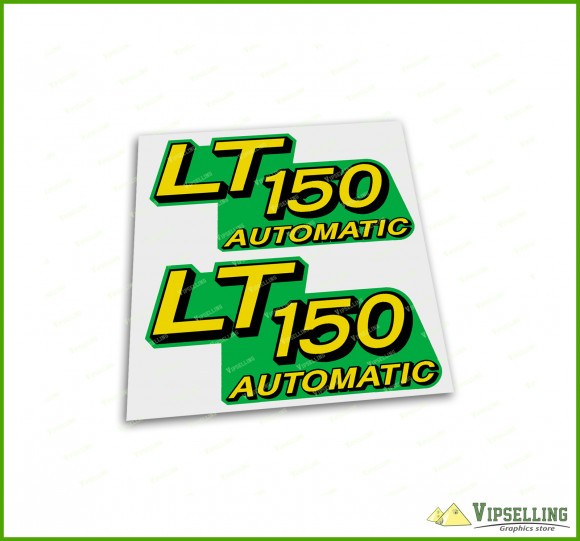 JOHN DEERE Decal Set LT150 Automatic AM131664 For The Lower Hood