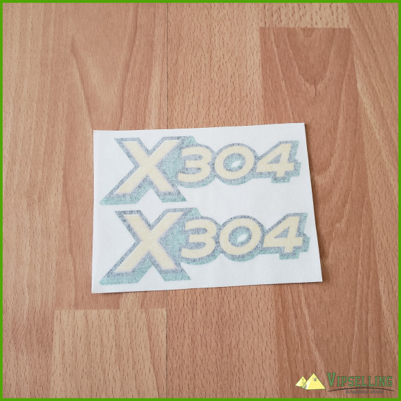 John Deere Original OEM Hood Decal Set of Two M152342 for X304 John Deere Original OEM Hood Decal Set of Two M152342 for X304