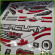 Mercury Optimax Bluewater 135 150 175 200 225 250 300 HP Canada Patriotic Outboard Decals Stickers Set
