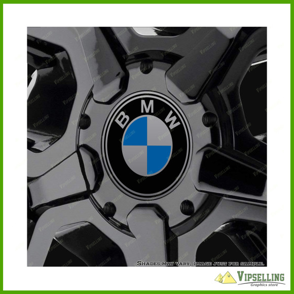 BMW Classic  Wheel Center Cap Laminated Vinyl Decals Emblems Alpina