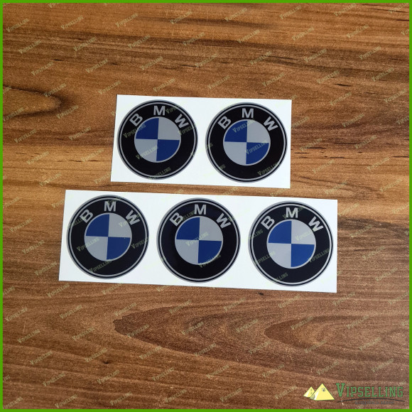 BMW Classic  Wheel Center Cap Laminated Vinyl Decals Emblems Alpina