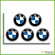 BMW Classic  Wheel Center Cap Laminated Vinyl Decals Emblems Alpina