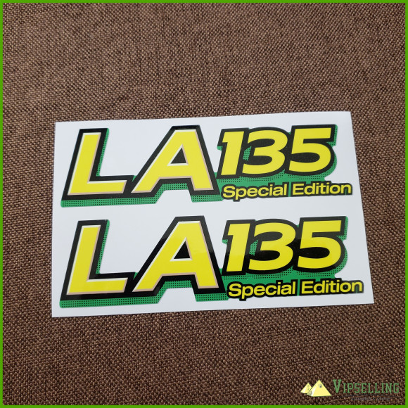 John Deere LA135 Lower Hood Decal Set For LA135 Serial 200001 And Up GX23189 John Deere LA135 Lower Hood Decal Set For LA135 Serial 200001 And Up GX23189