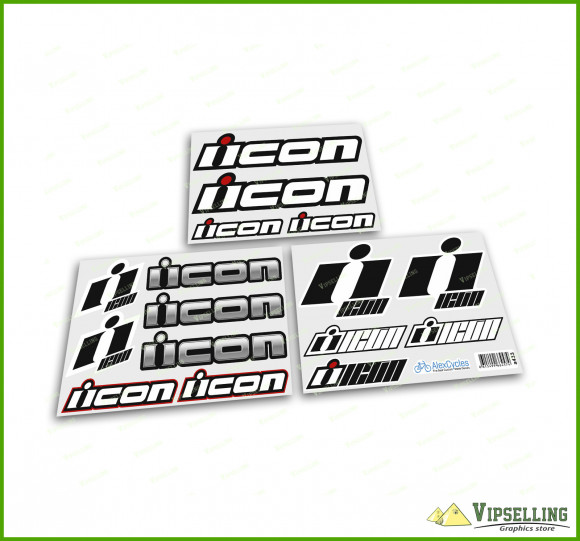 icon Motorycle Motorsports Helmets High Quality Decals Sticker Kit