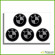 BMW Classic Black Silver Wheel Center Cap Laminated Vinyl Decals Emblems Alpina BMW Classic Black Silver Wheel Center Cap Laminated Vinyl Decals Emblems Alpina
