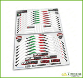 Ducati Corse Monster Motorcycle Italy Style Wheel Rim Laminated Decals Stickers Stripes Ducati Corse Monster Motorcycle Italy Style Wheel Rim Laminated Decals Stickers Stripes
