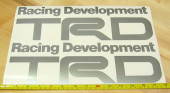 TRD Toyota Off Road Silver or Any Color Decals Stickers TRD Toyota Off Road Silver or Any Color Decals Stickers