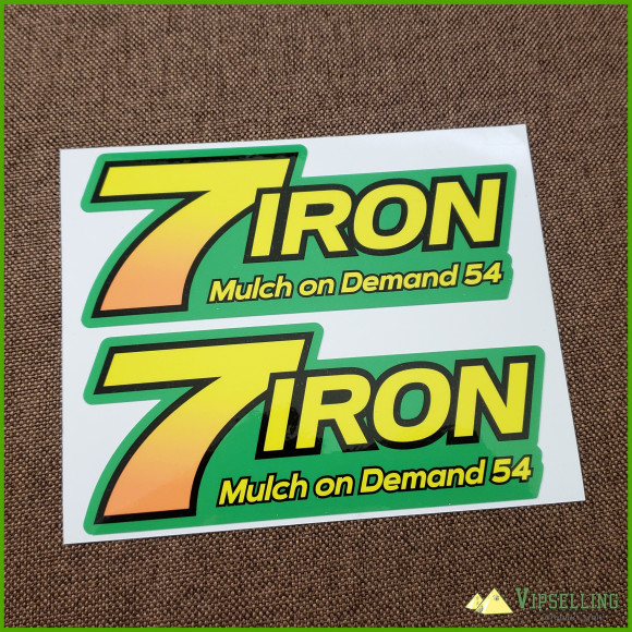 John Deere 7 Iron MOD 54" deck decal Z820A Z830A Z925A TCU24104