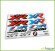 BMW Motorrad Motorsport S1000XR Big Laminated Decals Stickers Kit