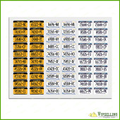 Tamiya 1/14 56319 56302 NY USA State License Plate HQ Decals Stickers Kit Tamiya 1/14 56319 56302 NY USA State License Plate HQ Decals Stickers Kit