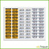 Tamiya 1/14 56319 56302 NY USA State License Plate HQ Decals Stickers Kit