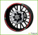 Ducati Monster Motorcycle Wheel Rim Laminated Stripes Decals Stickers