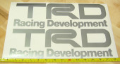 TRD Toyota Off Road Silver or Any Color Decals Stickers TRD Toyota Off Road Silver or Any Color Decals Stickers