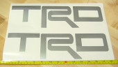 TRD Toyota Off Road Silver or Any Color Decals Stickers TRD Toyota Off Road Silver or Any Color Decals Stickers