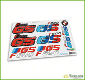 BMW Motorrad Motorsport F800GS Big Laminated Decals Stickers Kit BMW Motorrad Motorsport F800GS Big Laminated Decals Stickers Kit