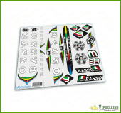 BASSO Yellow Rare Restoration Decals Stickers Campagnolo Many Colors Kit BASSO Yellow Rare Restoration Decals Stickers Campagnolo Many Colors Kit