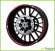 Ducati Red Corse Monster Motorcycle Wheel Rim Laminated Decals Stickers Stripes