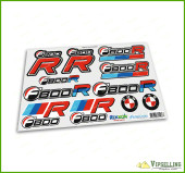 BMW Motorrad Motorsport F800R Big Laminated Decals Stickers Kit BMW Motorrad Motorsport F800R Big Laminated Decals Stickers Kit