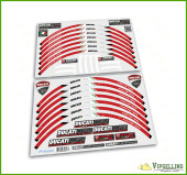 Ducati Corse Monster Motorcycle Wheel Rim Laminated Decals Stickers Stripes Ducati Corse Monster Motorcycle Wheel Rim Laminated Decals Stickers Stripes