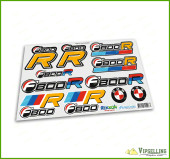 BMW Motorrad Motorsport F800R Yellow Big Laminated Decals Stickers Kit BMW Motorrad Motorsport F800R Yellow Big Laminated Decals Stickers Kit