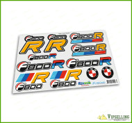 BMW Motorrad Motorsport F800R Yellow Big Laminated Decals Stickers Kit BMW Motorrad Motorsport F800R Yellow Big Laminated Decals Stickers Kit