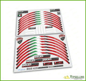 Ducati Multistrada Corse Motorcycle Wheel Rim Laminated Decals Stickers Stripes Ducati Multistrada Corse Motorcycle Wheel Rim Laminated Decals Stickers Stripes