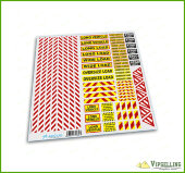 14th Scale Truck Warning Safety Sign Decals Stickers Kit Oversize Wide Load Long Vechicle 1/14 14th Scale Truck Warning Safety Sign Decals Stickers Kit Oversize Wide Load Long Vechicle 1/14