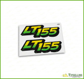 John Deere LT 155 Hood Decal Set Fits LT155 AM122876 John Deere LT 155 Hood Decal Set Fits LT155 AM122876