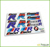 BMW Motorrad Motorsport F800R Blue-Grey Big Laminated Decals Stickers Kit BMW Motorrad Motorsport F800R Blue-Grey Big Laminated Decals Stickers Kit