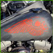 Hells Angels Harley Davidson V-rod Gas Tank Airbox Scull Premium Decals Stickers Kit Hells Angels Harley Davidson V-rod Gas Tank Airbox Scull Premium Decals Stickers Kit