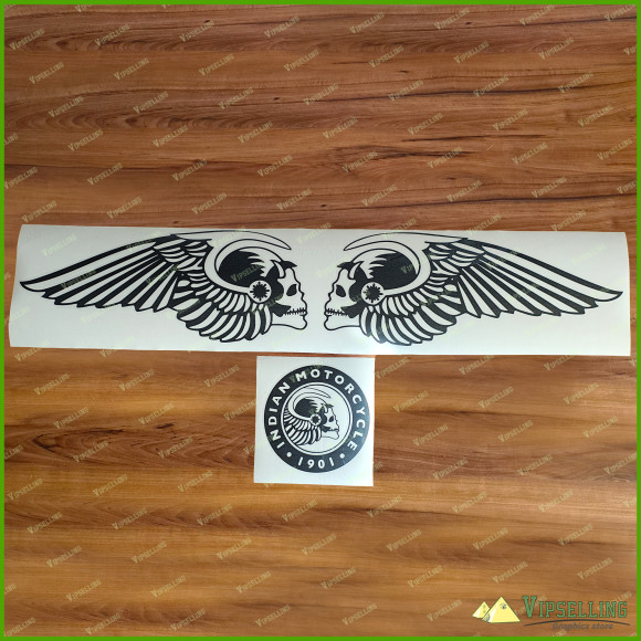 Hells Angels Harley Davidson V-rod Gas Tank Airbox Scull Premium Decals Stickers Kit