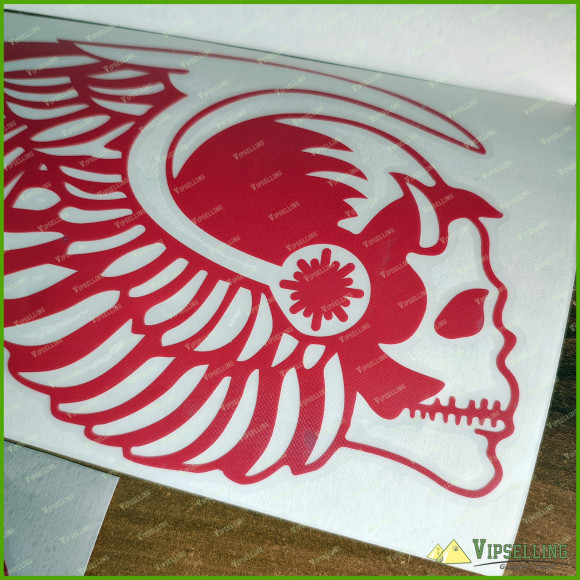 Hells Angels Harley Davidson V-rod Gas Tank Airbox Scull Premium Decals Stickers Kit