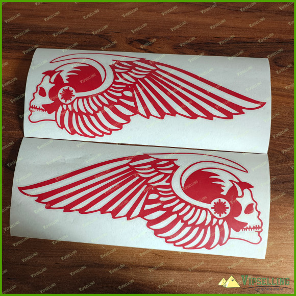 Hells Angels Harley Davidson V-rod Gas Tank Airbox Scull Premium Decals Stickers Kit
