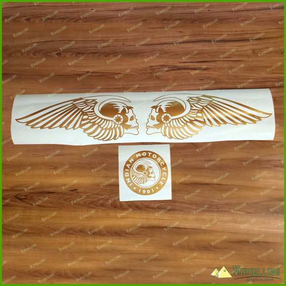 Hells Angels Harley Davidson V-rod Gas Tank Airbox Scull Premium Decals Stickers Kit