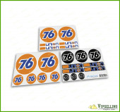 76 Union Nascar Rare Vintage Race Drag Hot Rod Car Decal Sticker Emblem Kit 76 Union Nascar Rare Vintage Race Drag Hot Rod Car Decal Sticker Emblem Kit