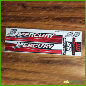 MERCURY Marine 9.9 HP Outboards Motor Red Laminated Decals Stickers Boat Kit MERCURY Marine 9.9 HP Outboards Motor Red Laminated Decals Stickers Boat Kit