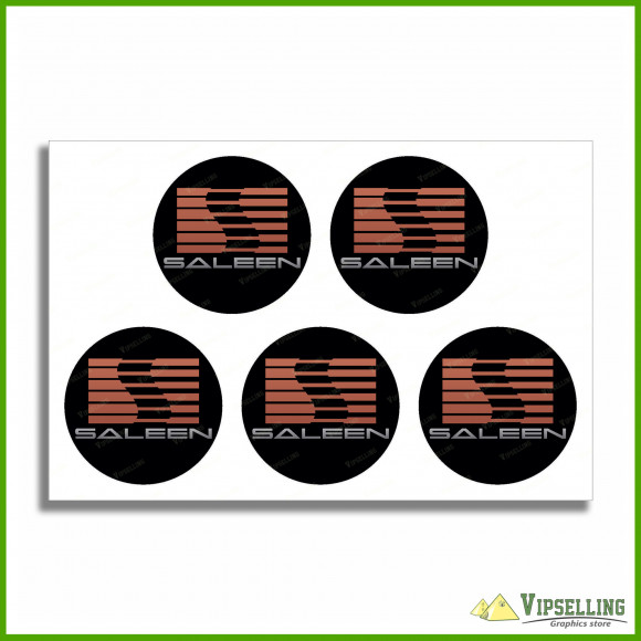 Saleen Ford Mustang Red Wheel Center Caps Decals Kit + Extra Gifts Saleen Ford Mustang Red Wheel Center Caps Decals Kit + Extra Gifts