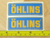OHLINS Suspension Components Brake Decals Stickers Emblems OHLINS Suspension Components Brake Decals Stickers Emblems