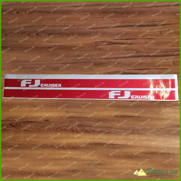 Toyota FJ Cruiser Side Skirt Stripes Decals Stickers Any Color High Cast Vinyl Toyota FJ Cruiser Side Skirt Stripes Decals Stickers Any Color High Cast Vinyl