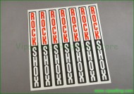 ROCKSHOX Mountain Bike MTB Cycle FORK STACKED LOGO Decals Stickers