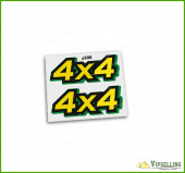 John Deere X748 Series Ultimate 4X4 Decals Stickers Set  John Deere X748 Series Ultimate 4X4 Decals Stickers Set