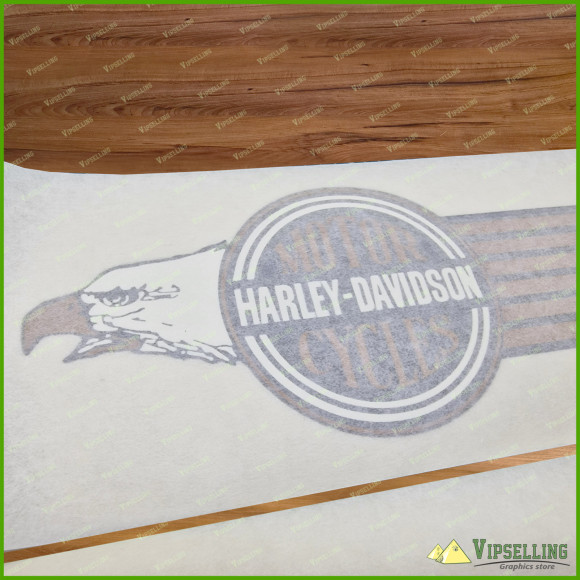 HARLEY-DAVIDSON 1985 FAT BOY GOLD GAS TANK HIGH QUALITY EAGLE DECALS STICKER KIT